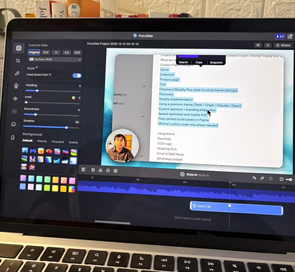 FocuSee Review: AI Screen Recording With Auto Zoom, Cursor Tracking & Smart Editing